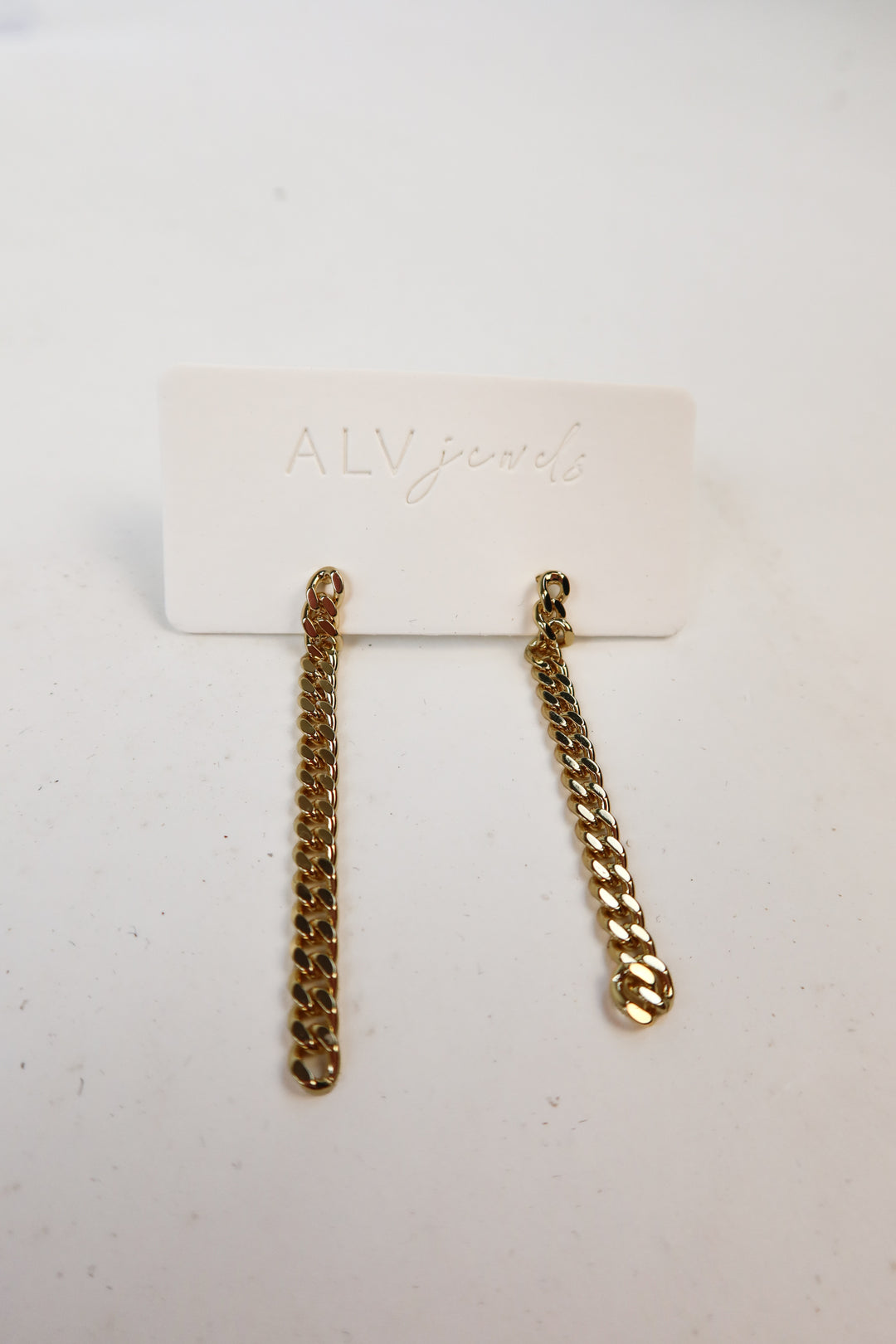 ALV jewels tiny chain drop earrings (retails for $60)