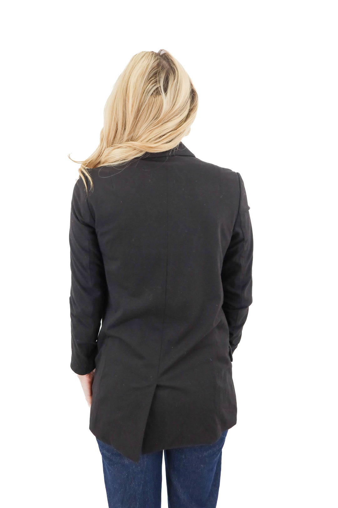 all saints black soft blazer (0; retail $350)
