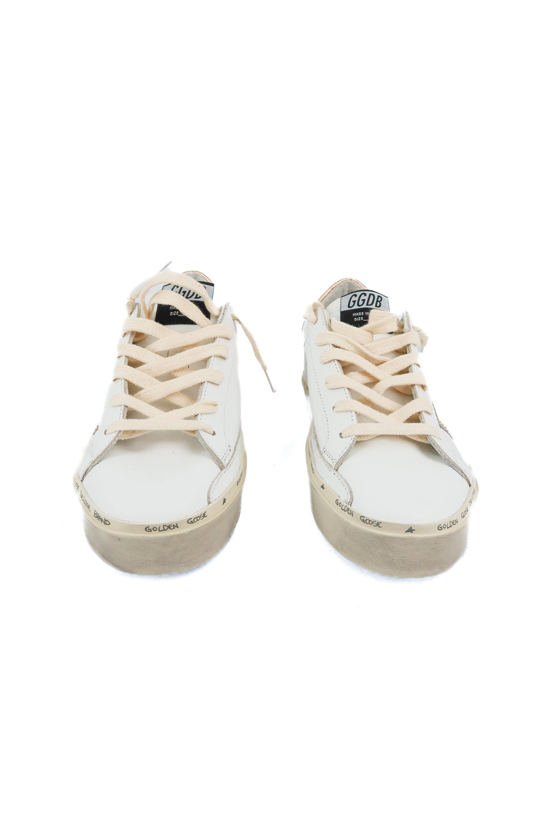 golden goose hi star white/rose gold (38; retail $695)