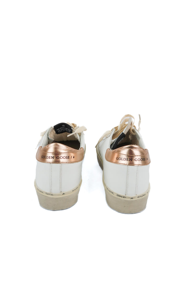 golden goose hi star white/rose gold (38; retail $695)