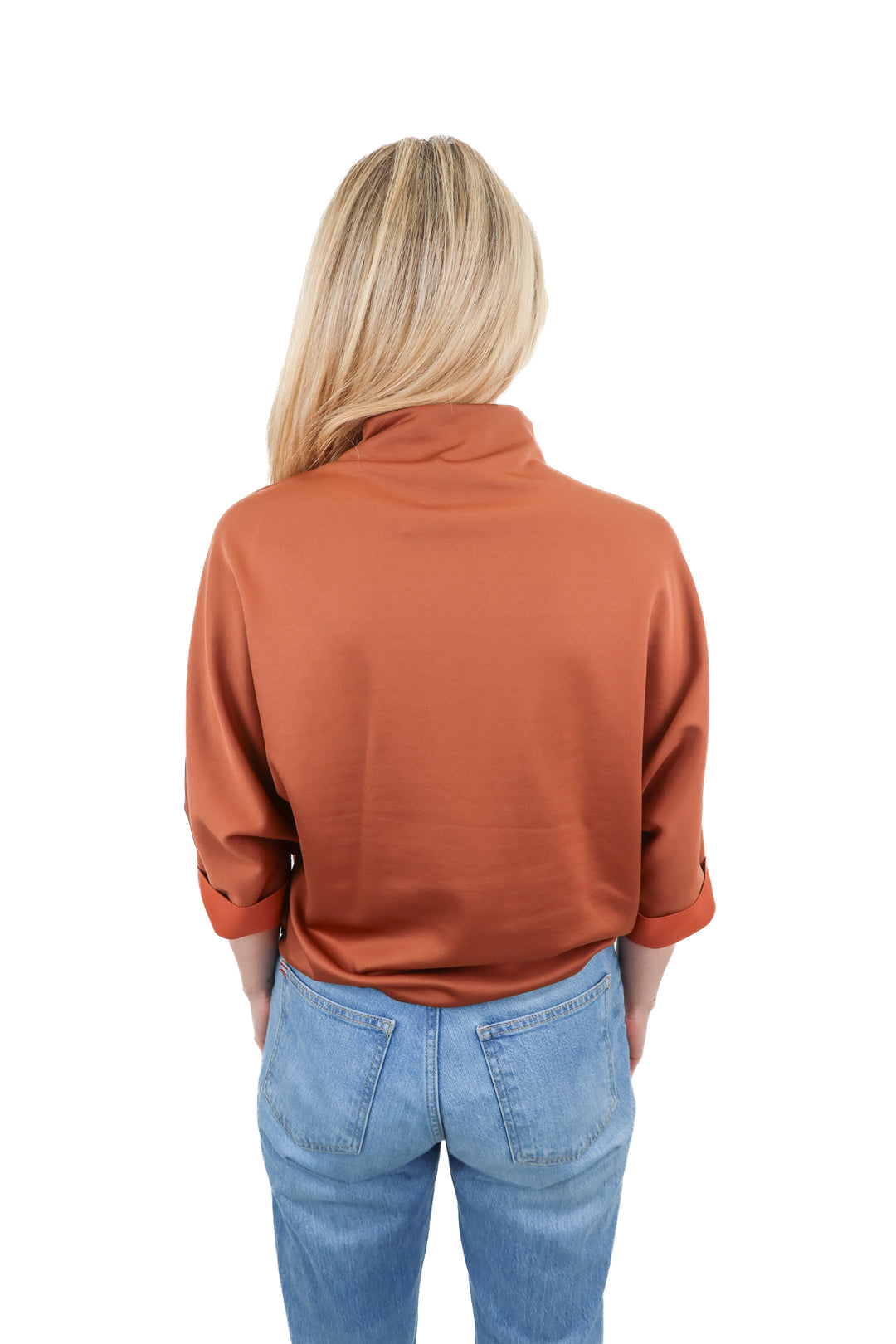 Anthropologie mock neck top (S)
