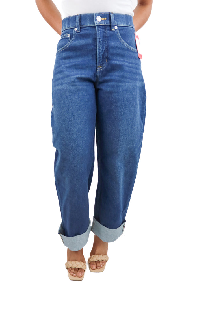 spanx "cuffed horshoe jeans" NWT (xs; retail $158)