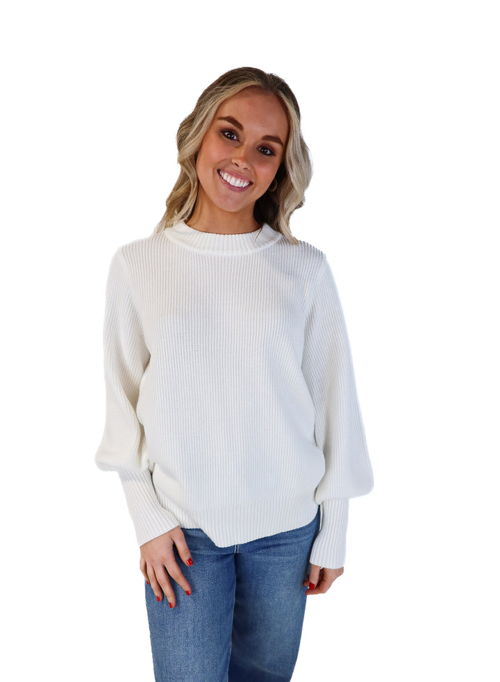 Vici White Sweater (S; retail $58)