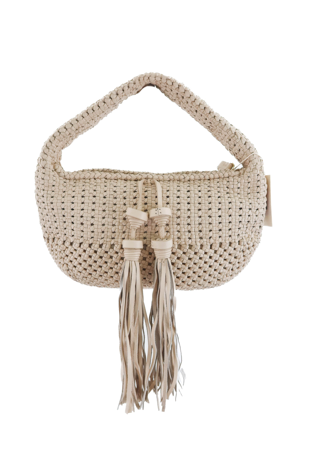 dolce vita bone leather woven bag nwt (retail $158)
