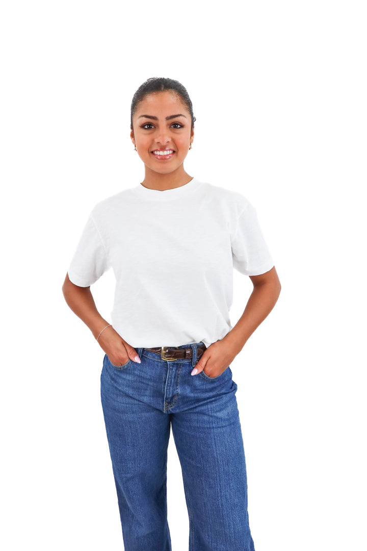 outerknown white tee (s; retail $58)