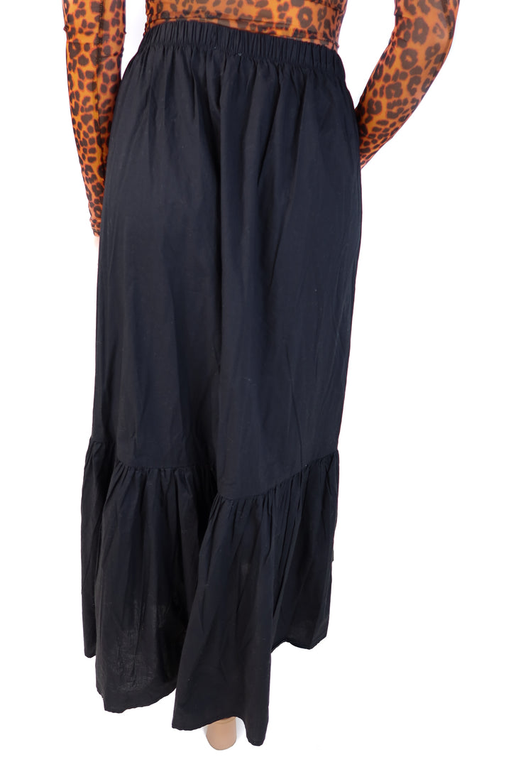 Aerie black tiered maxi skirt NWT (s; retails for $54.95)