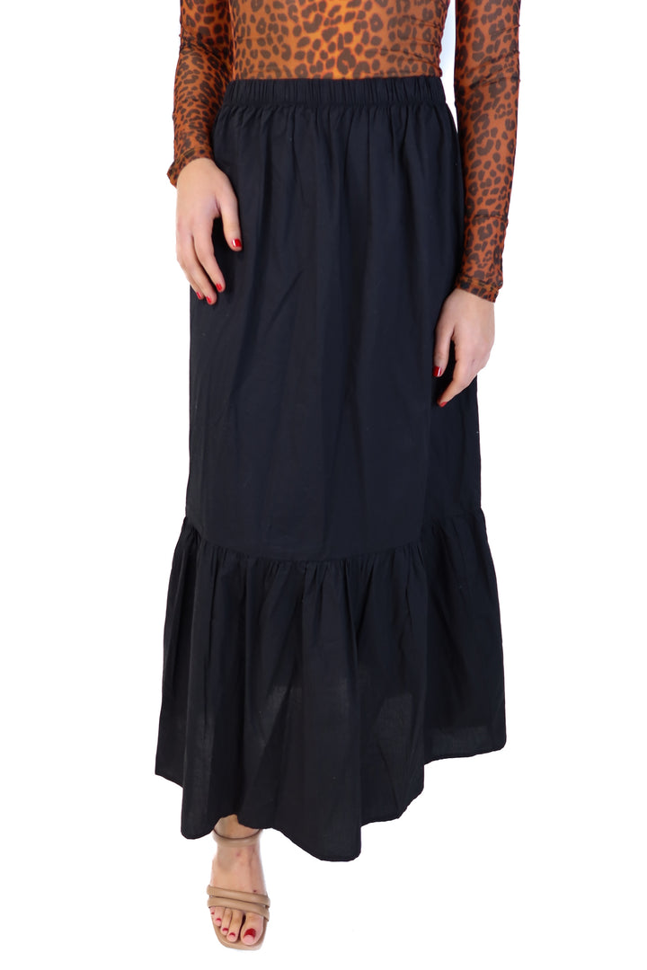 Aerie black tiered maxi skirt NWT (s; retails for $54.95)
