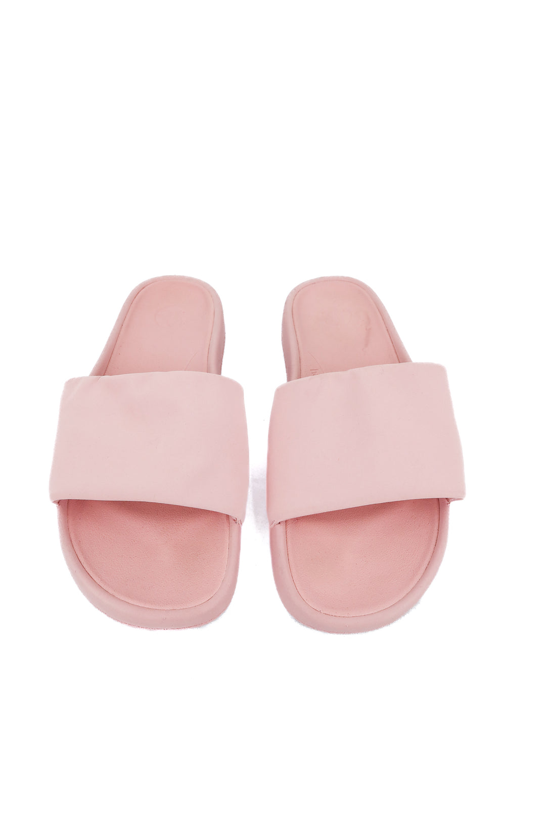 lululemon pink restfeel slides sandals (8; retail $58)