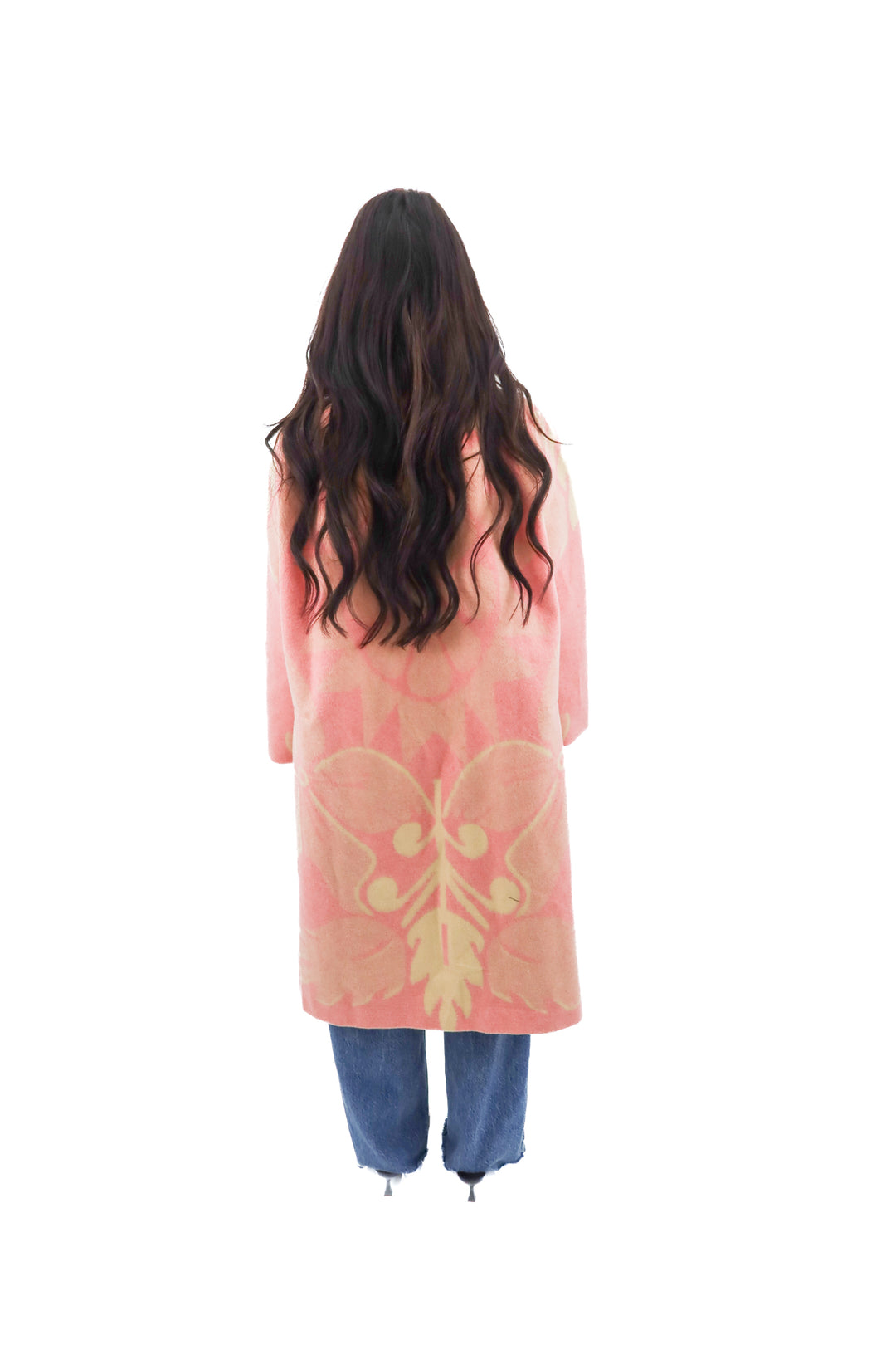 anthropologie pink wool jacket nwt (xs; retail $228)