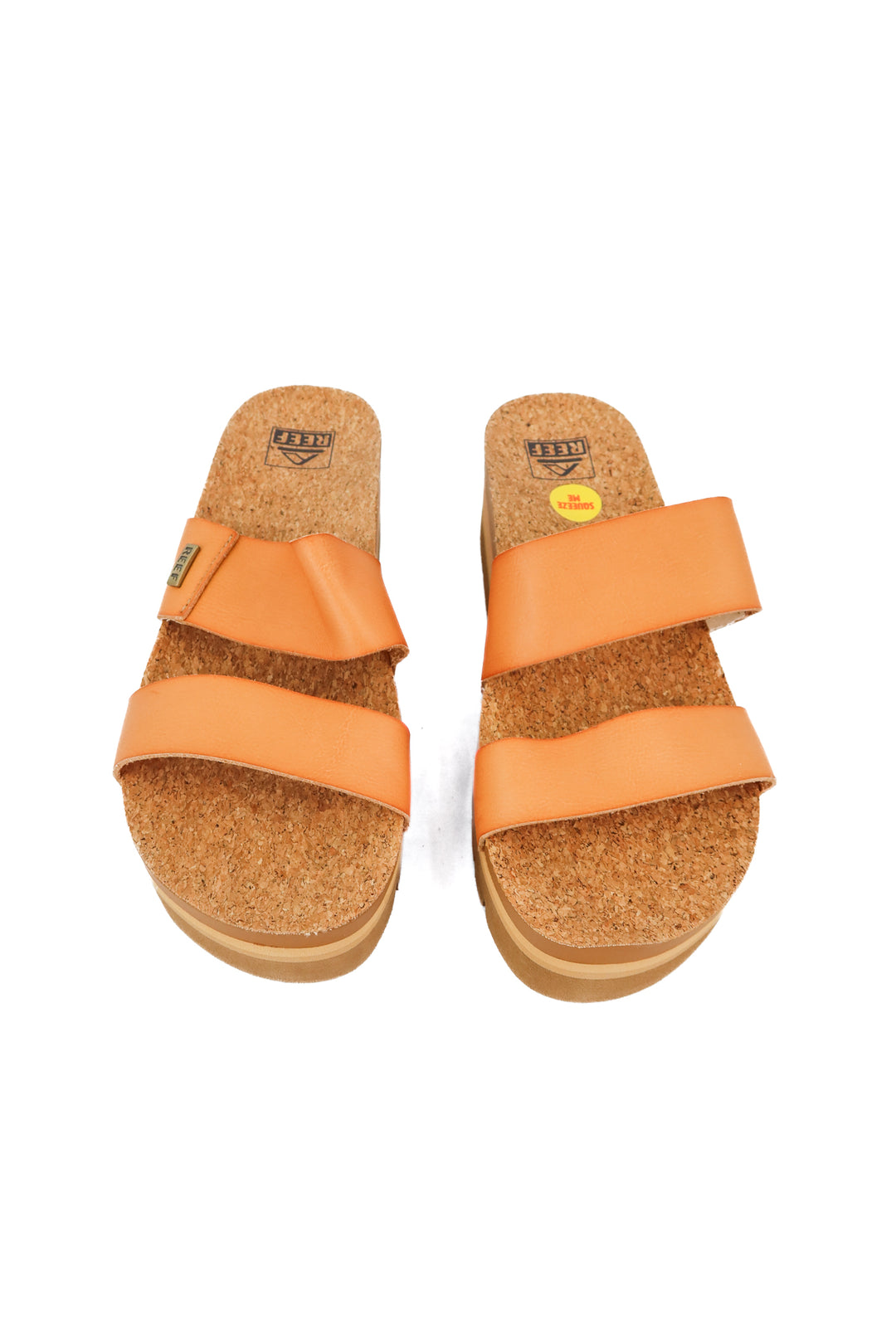 reef cushion vista 2.0 platform sandals (9; retail $70)