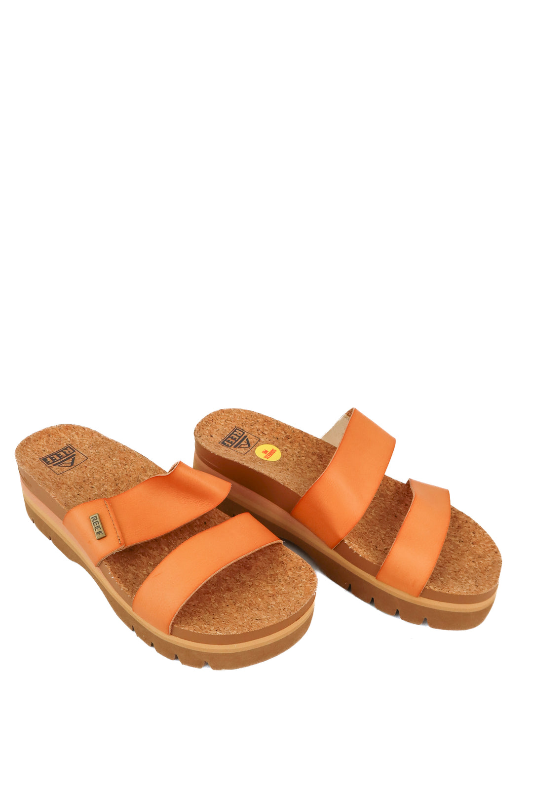 reef cushion vista 2.0 platform sandals (9; retail $70)