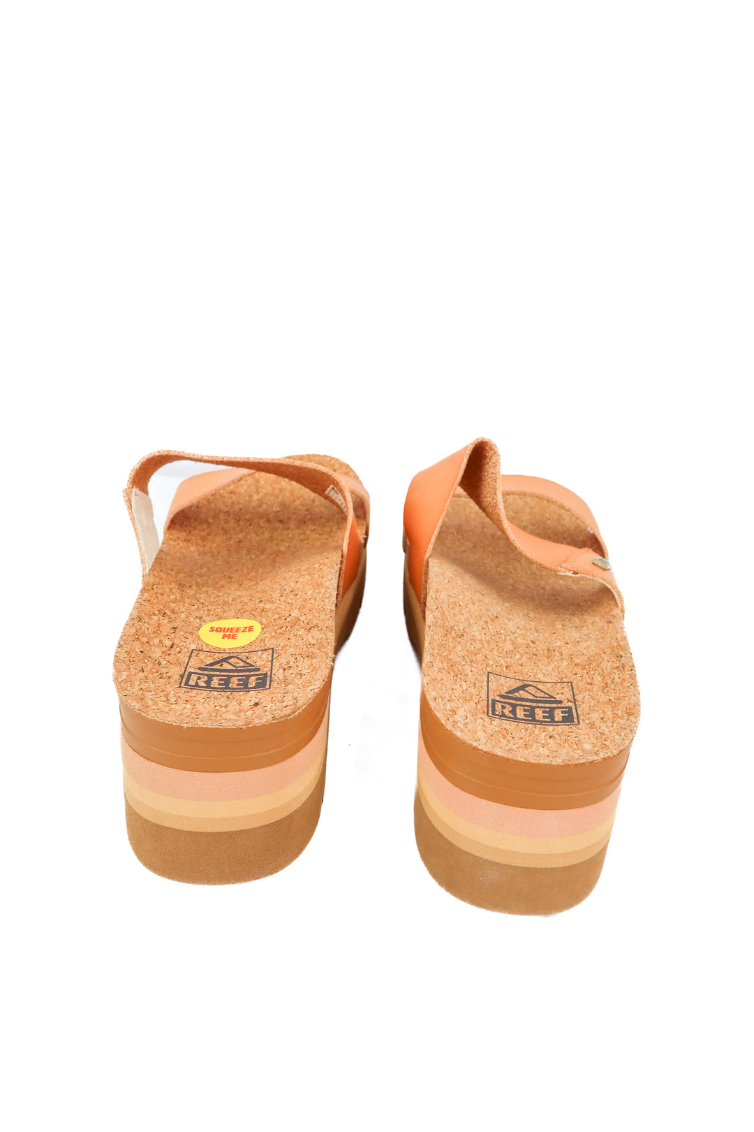 reef cushion vista 2.0 platform sandals (9; retail $70)
