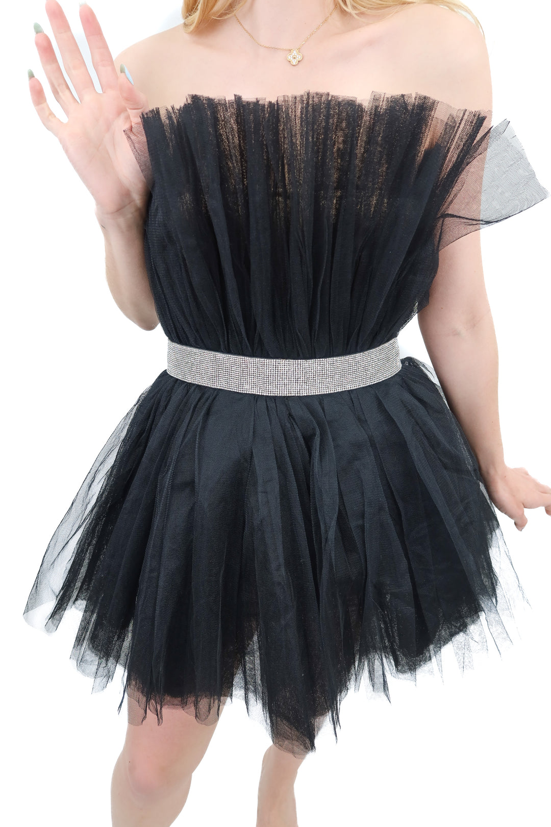 bronx and banco "anna mini dress" NWT (xs; retail $650)