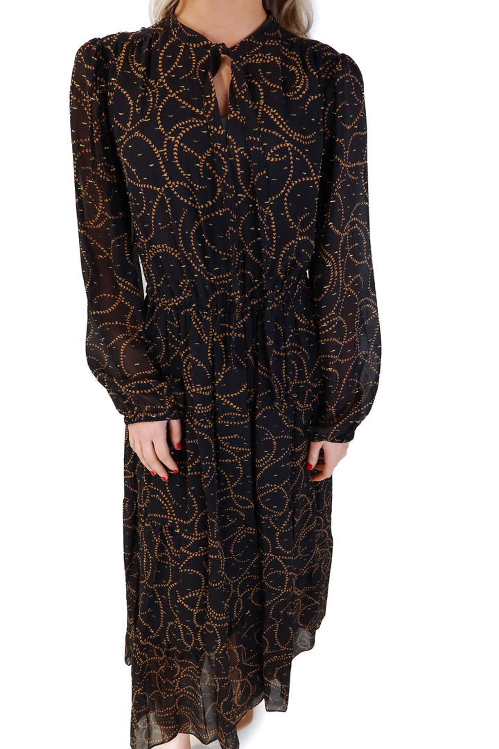 ALC Silk Printed Dress NWOT (4; retail $595)