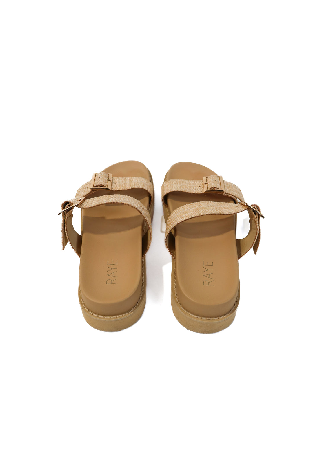 Raye rattan sandals NWOT (10; retail $138)