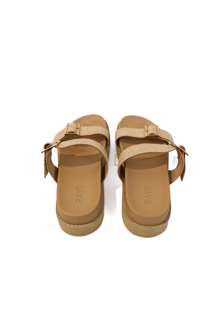 Raye rattan sandals NWOT (10; retail $138)
