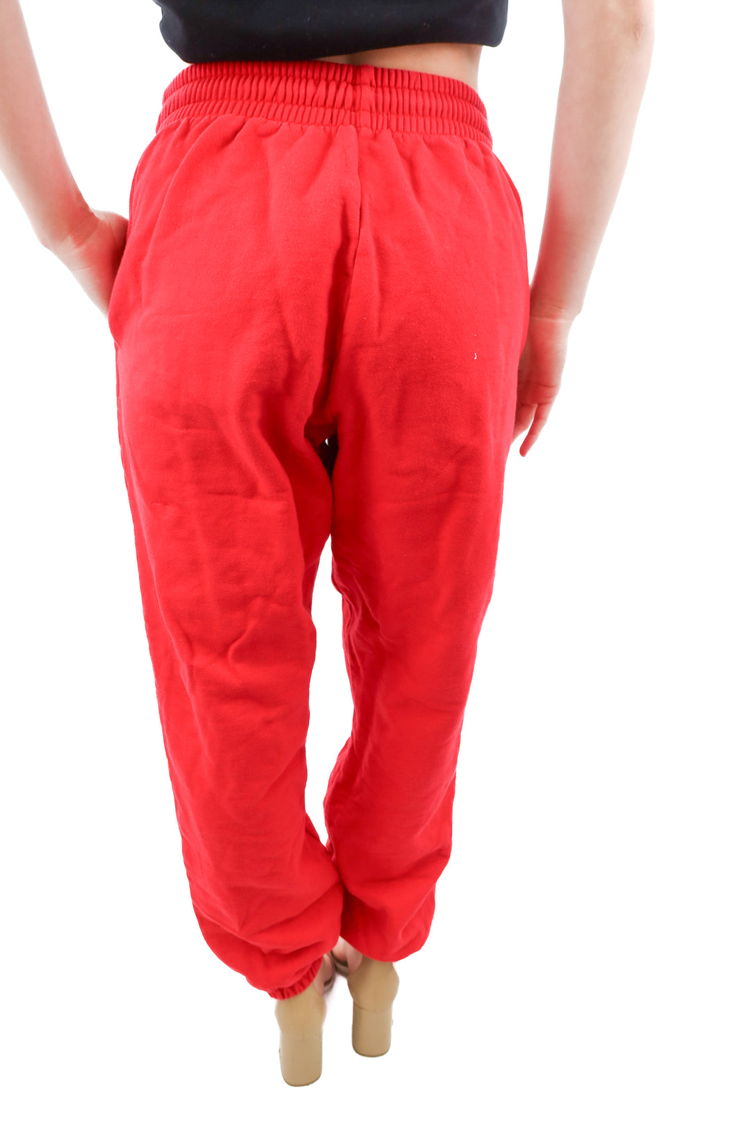 the bar red logo sweatpants (s)