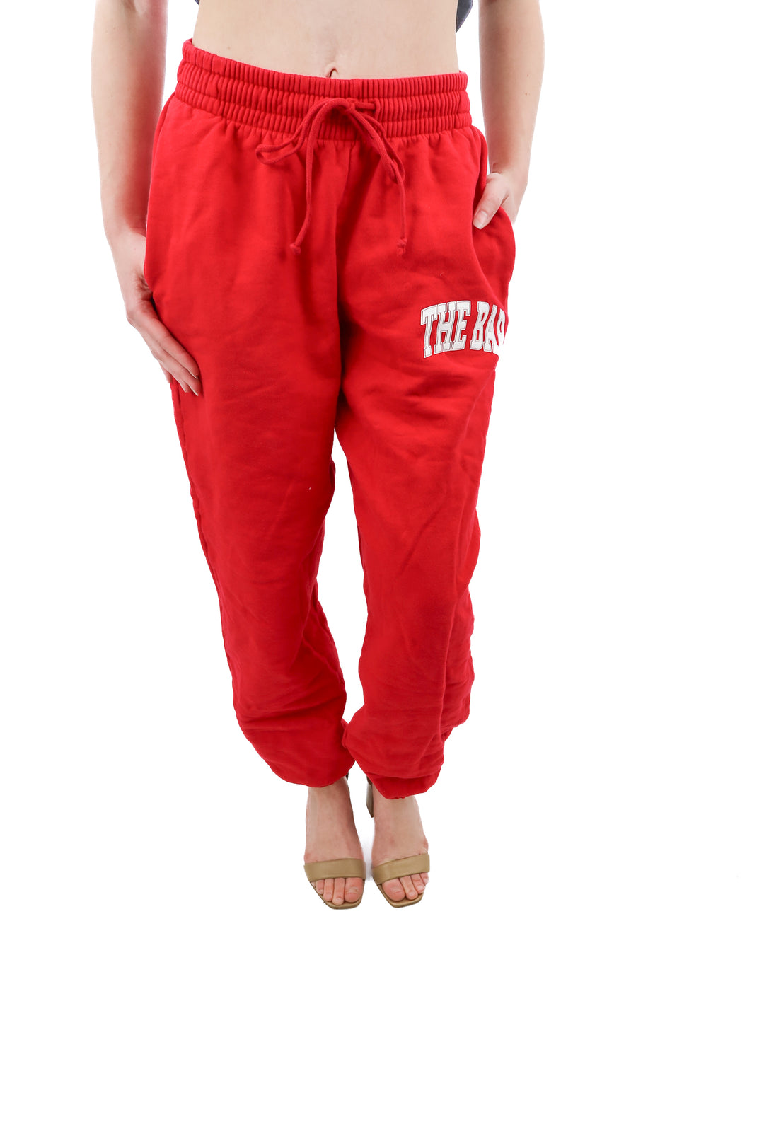 the bar red logo sweatpants (s)