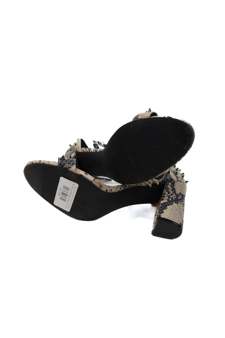 Madden girl snakeskin studded heels NWOT (9; retail $109.95)