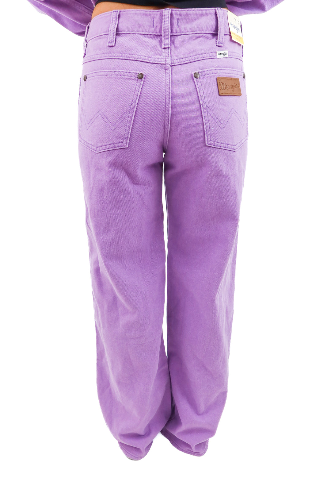 wrangler purple jeans nwt (25x32; retail $99)