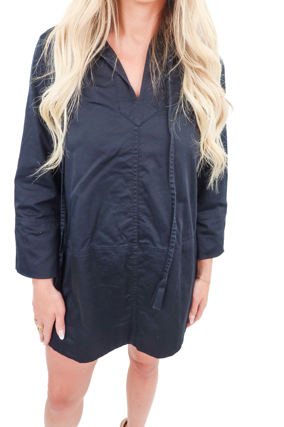 rebecca taylor black shift dress (xs)