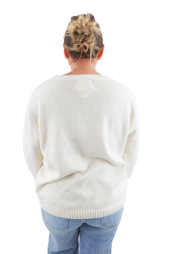 panche apparel coffee weather sweater (xl retail; $68)