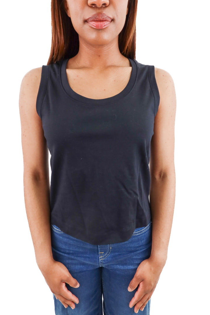 spanx black muscle top (s; retail $58)