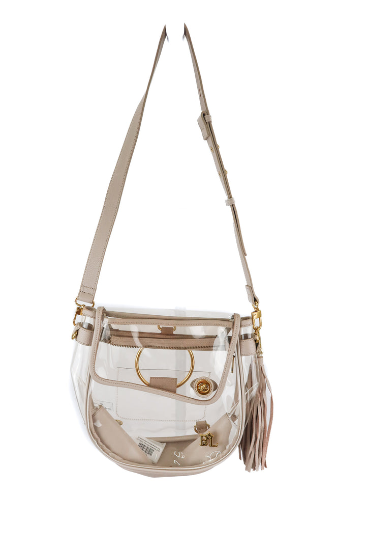 purseption clear the krista shoulder bag (retail $145)