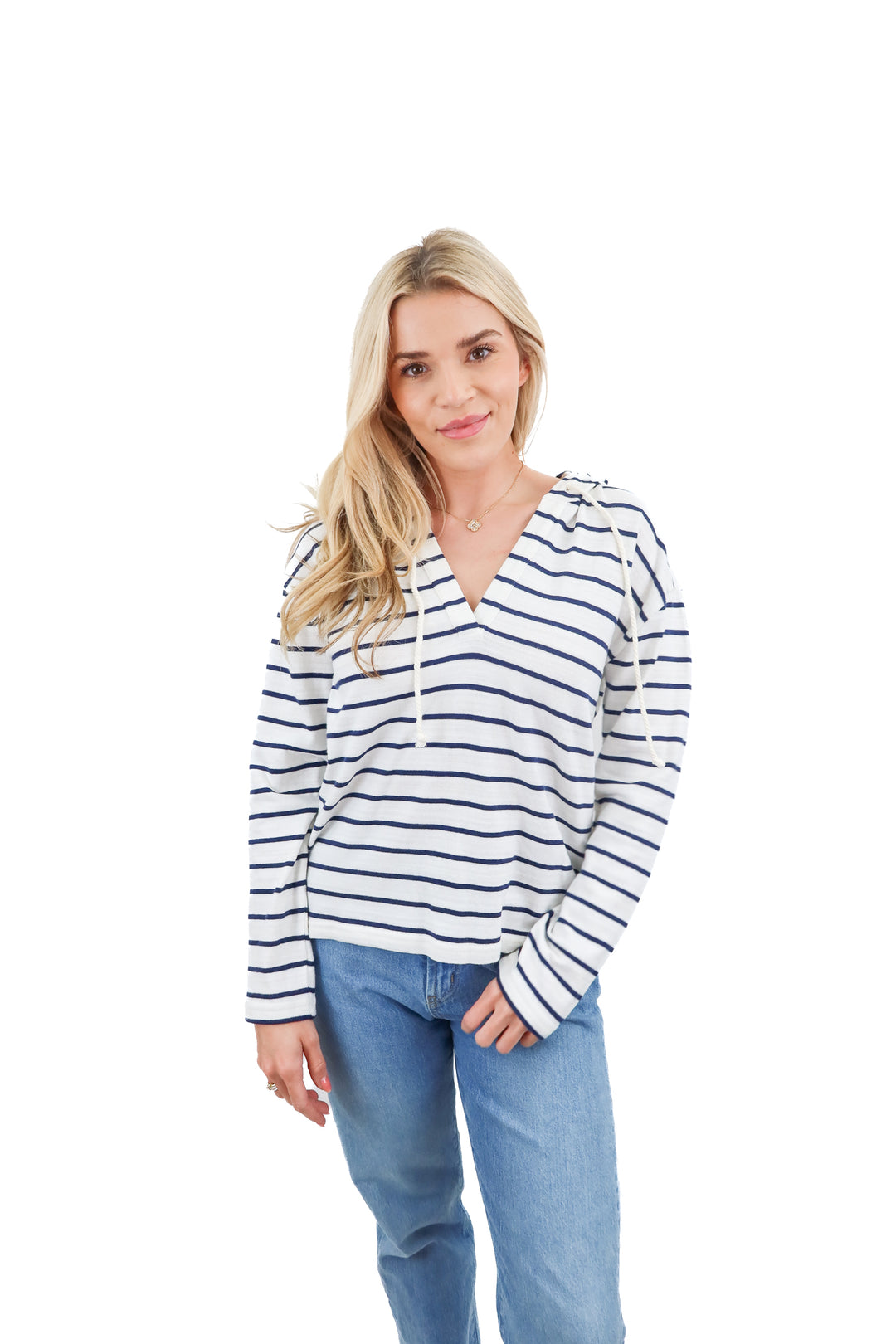 j.crew white striped knit pullover NWT (s; retail $118)