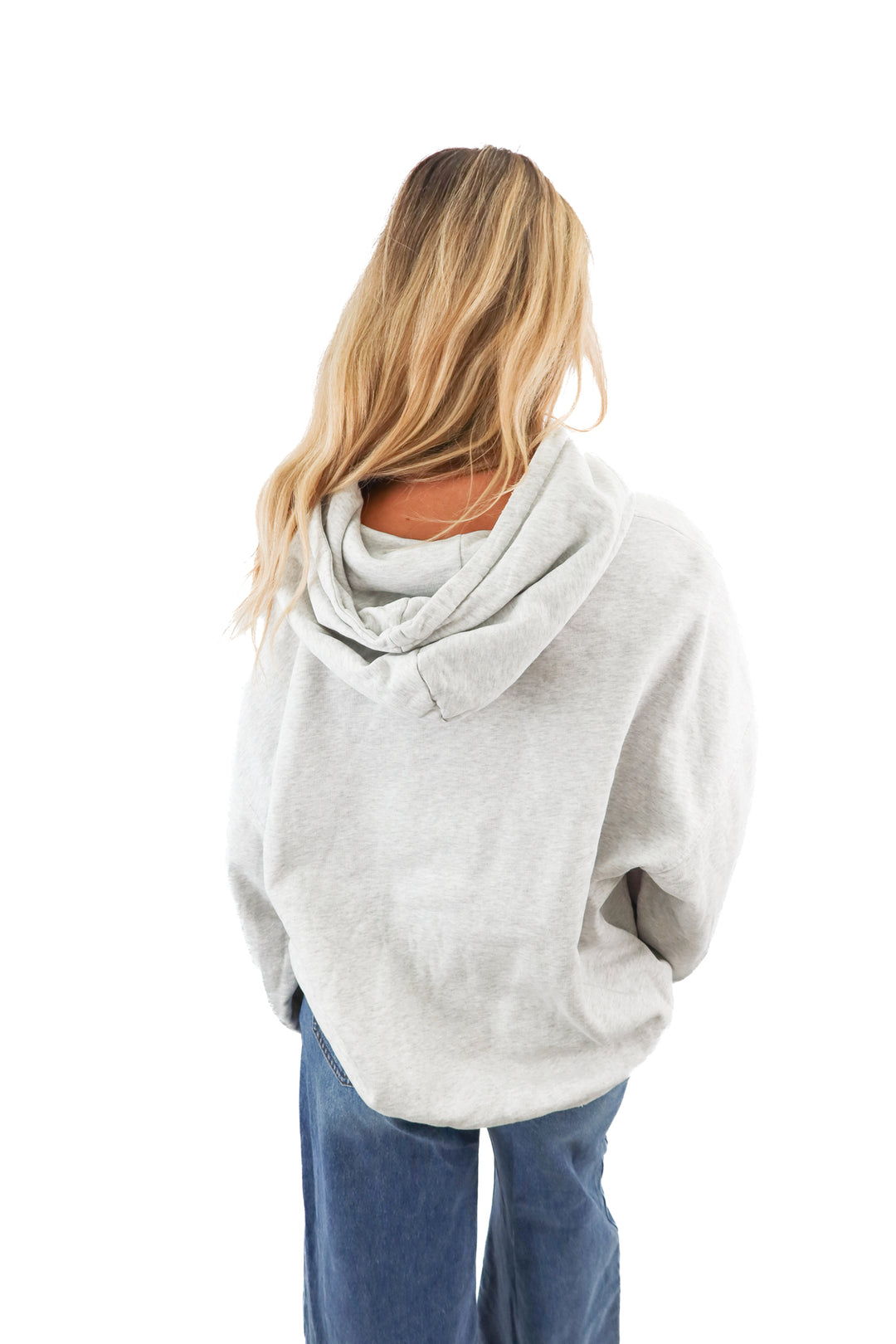 anine bing grey logo hoodie (m; retail $220)