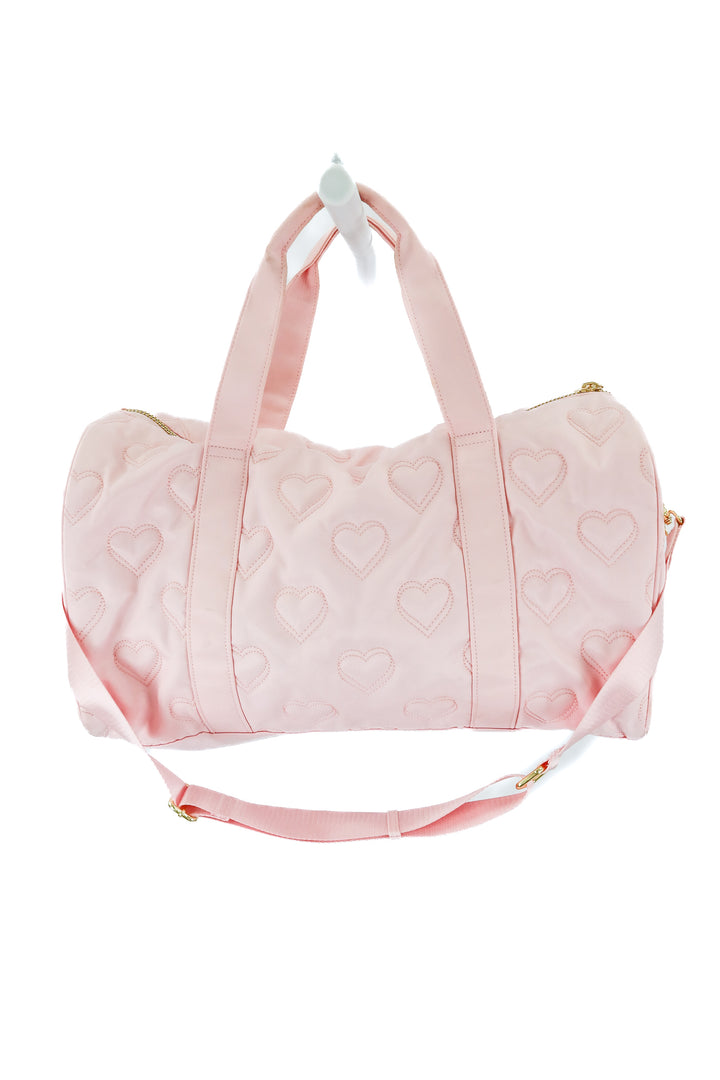 stoney clover pink heart travel bag set (retail $328)