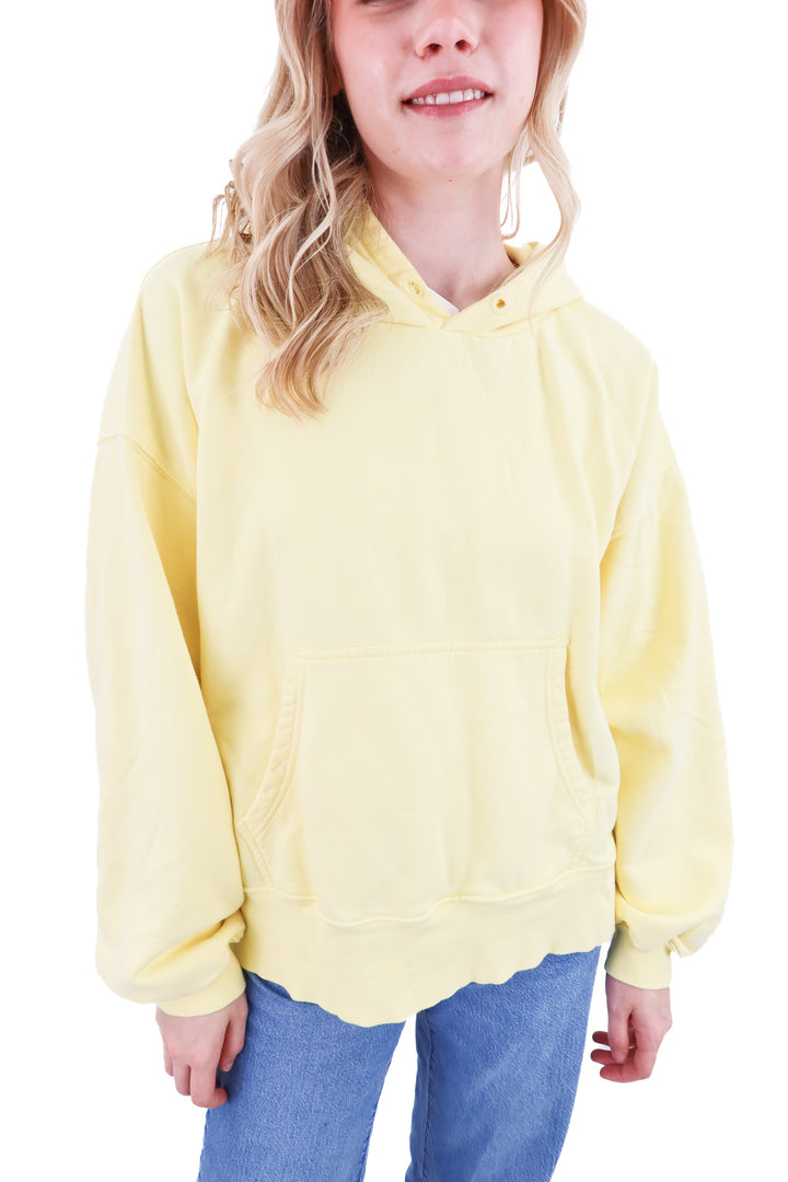 daily drills yellow hoodie (s; retail $130)