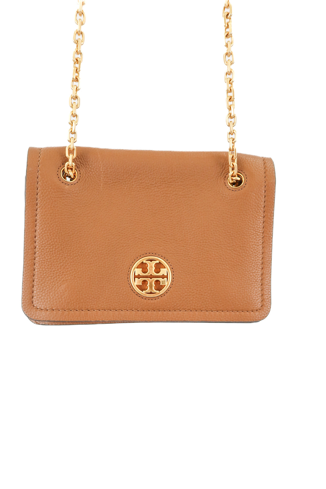 tory burch brown/gold crossbody purse NWOT (retail $295)