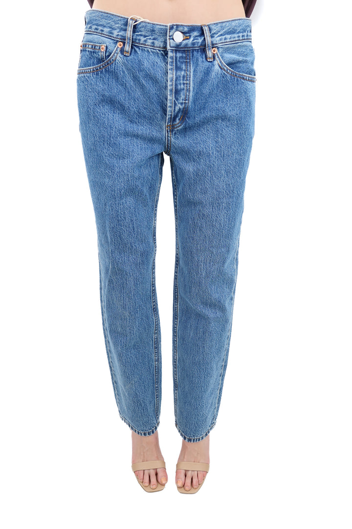 still here "life jean in classic blue" NWT (27; retail $280)