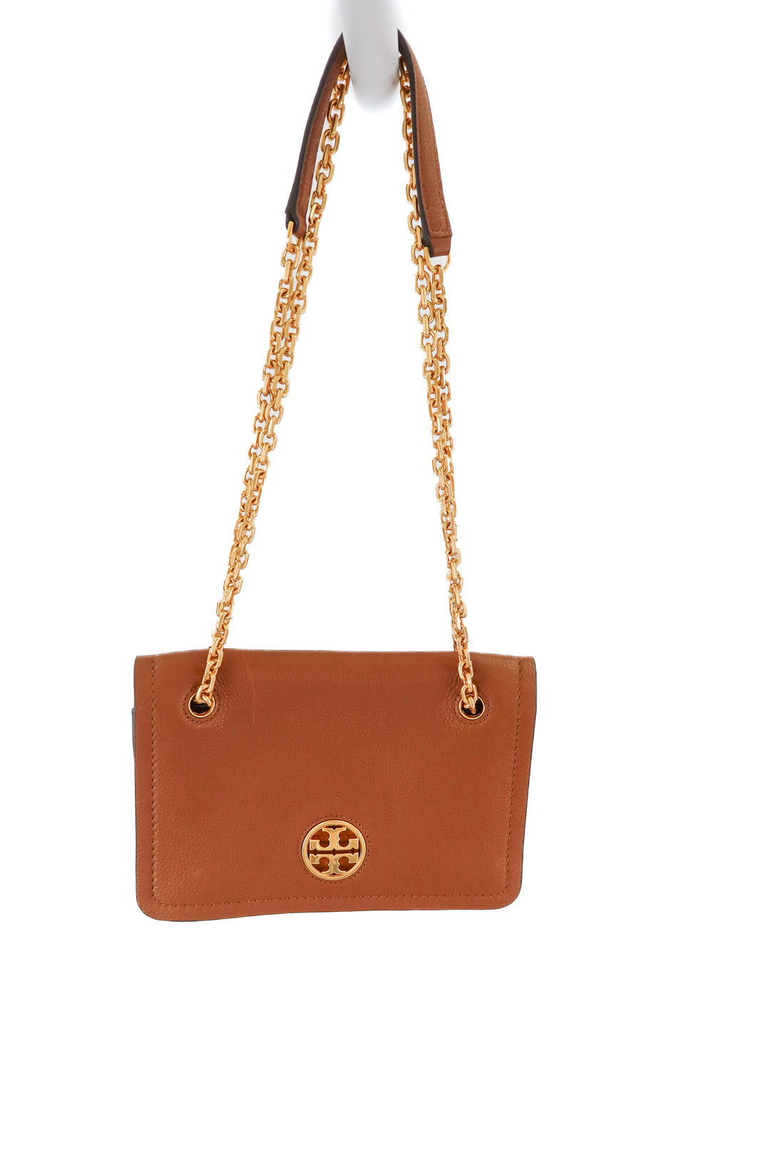 tory burch brown/gold crossbody purse NWOT (retail $295)
