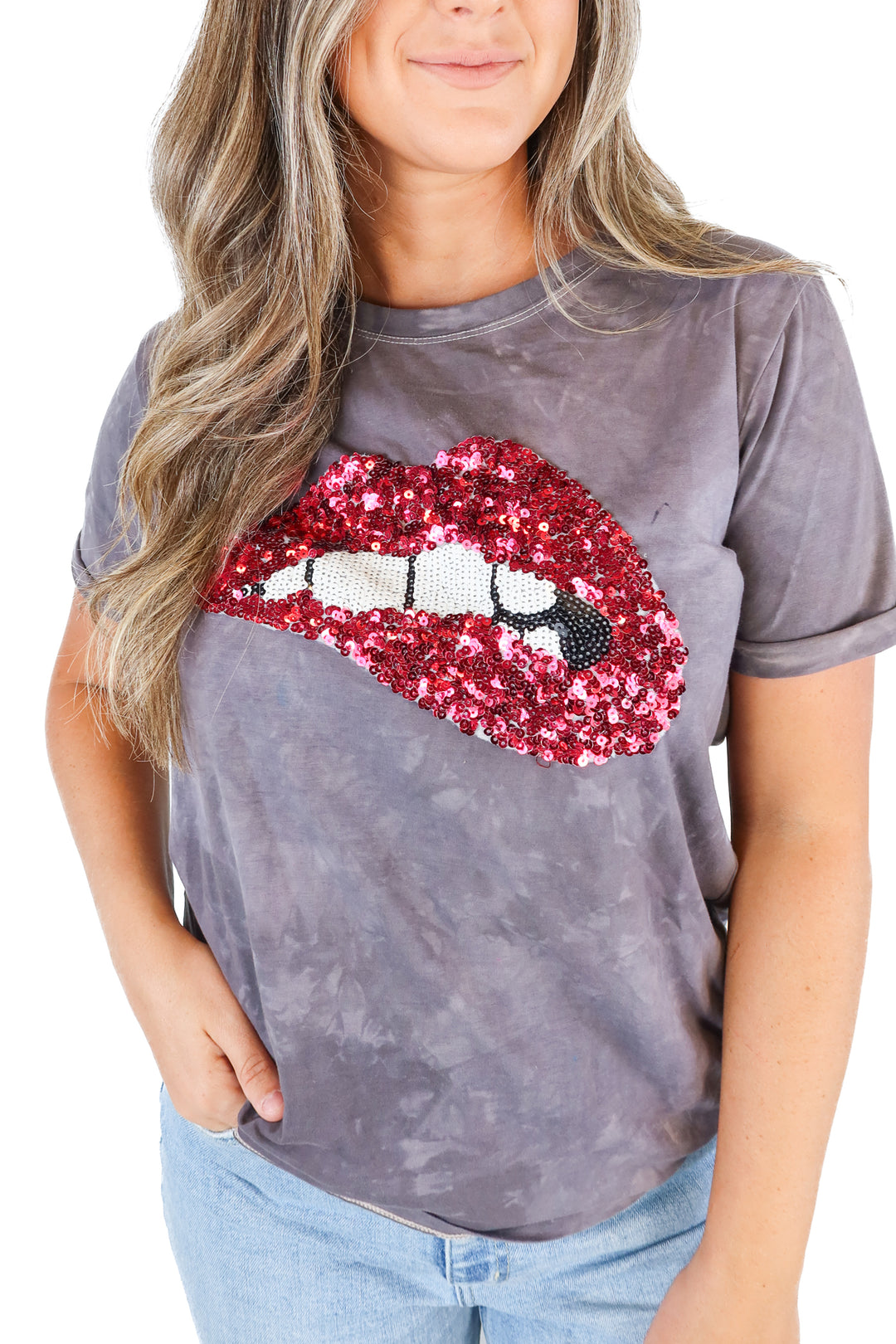 Golden Days Sequined T-Shirt (S/M)*