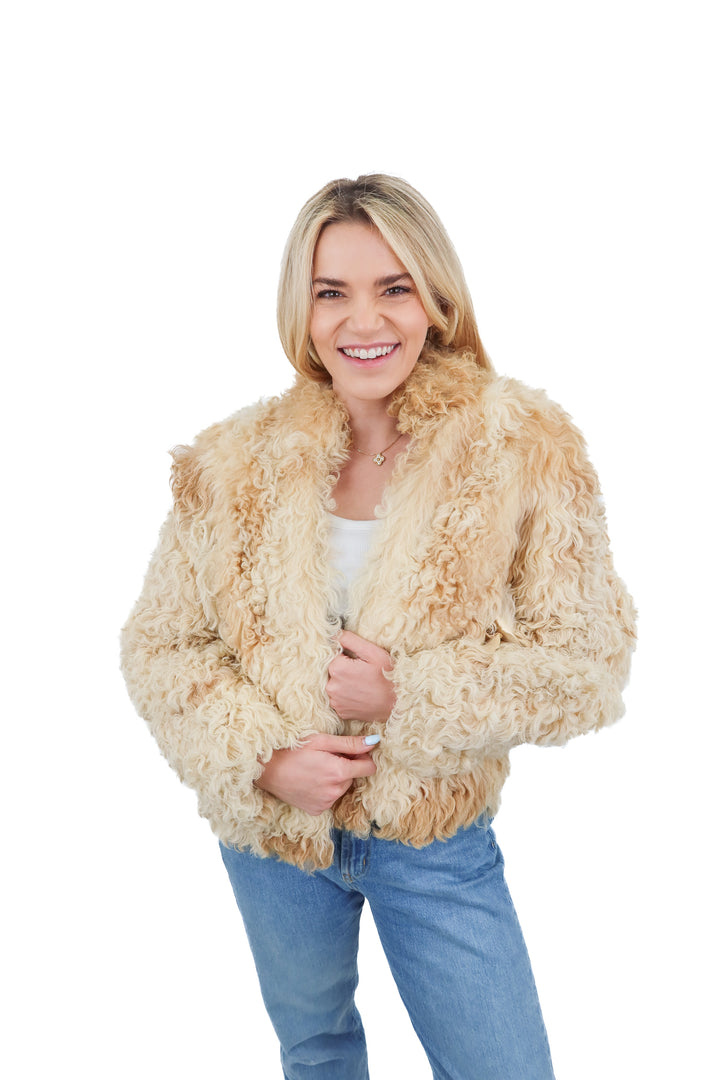 AUCTION (BID ONLY) de jongs fur coat (s*)- ends 8/19 at 8 pm CT