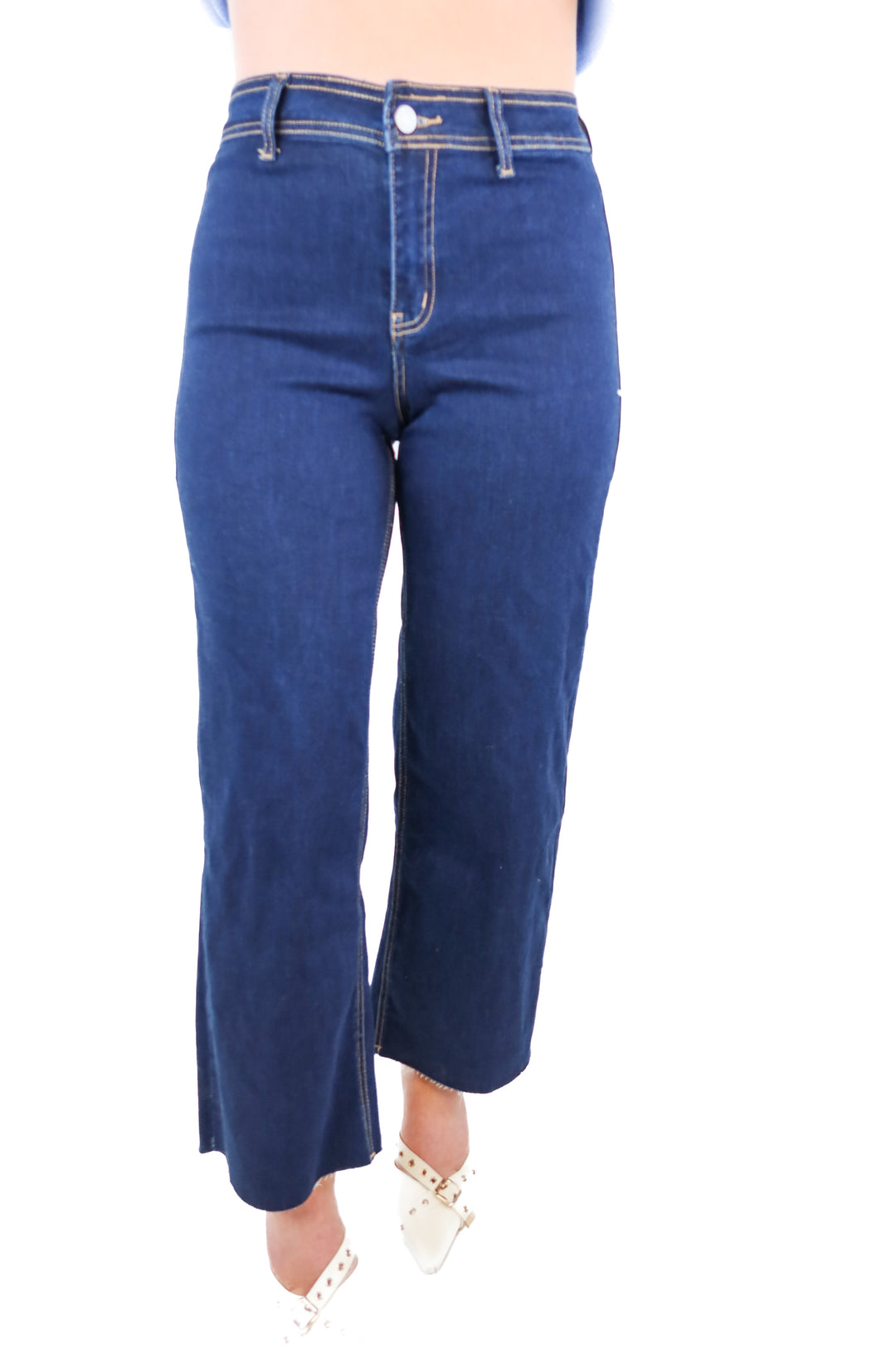 Vervet dark wash straight leg jean NWT (27)
