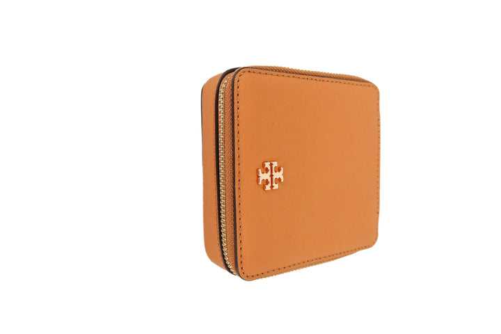 tory burch brown jewelry box (retail $148)