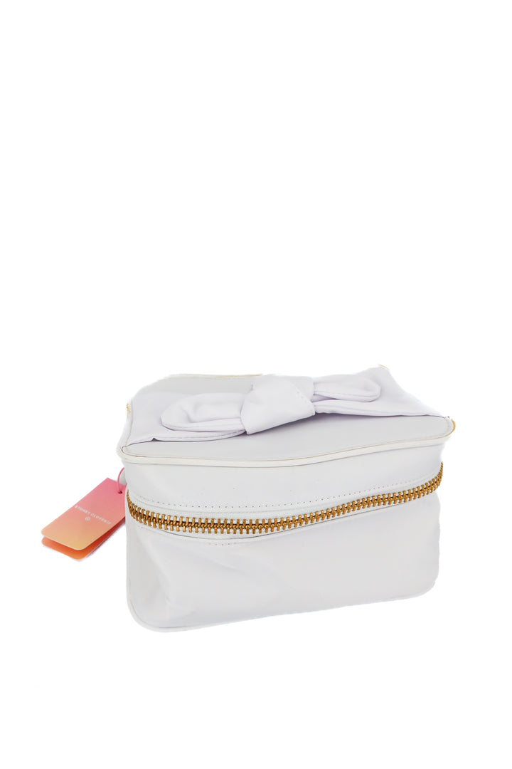 stoney clover x target white cosmetic pouch NWT
