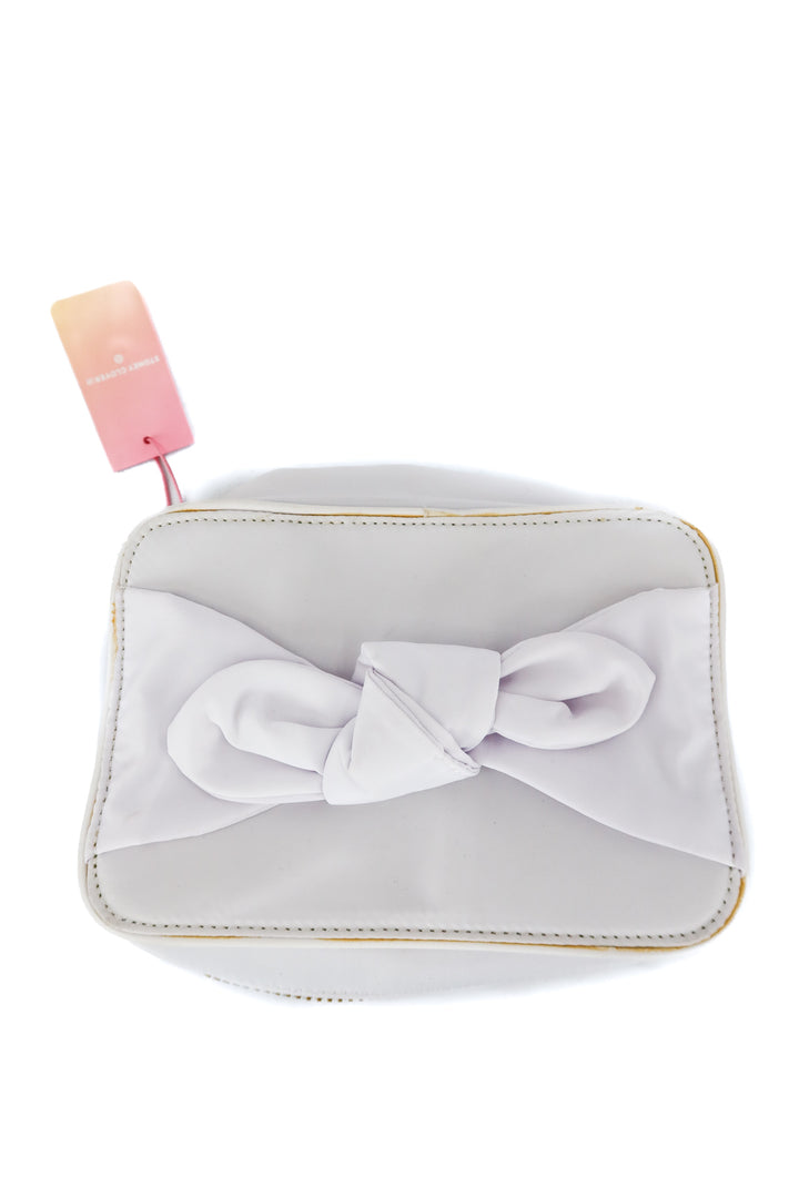 stoney clover x target white cosmetic pouch NWT