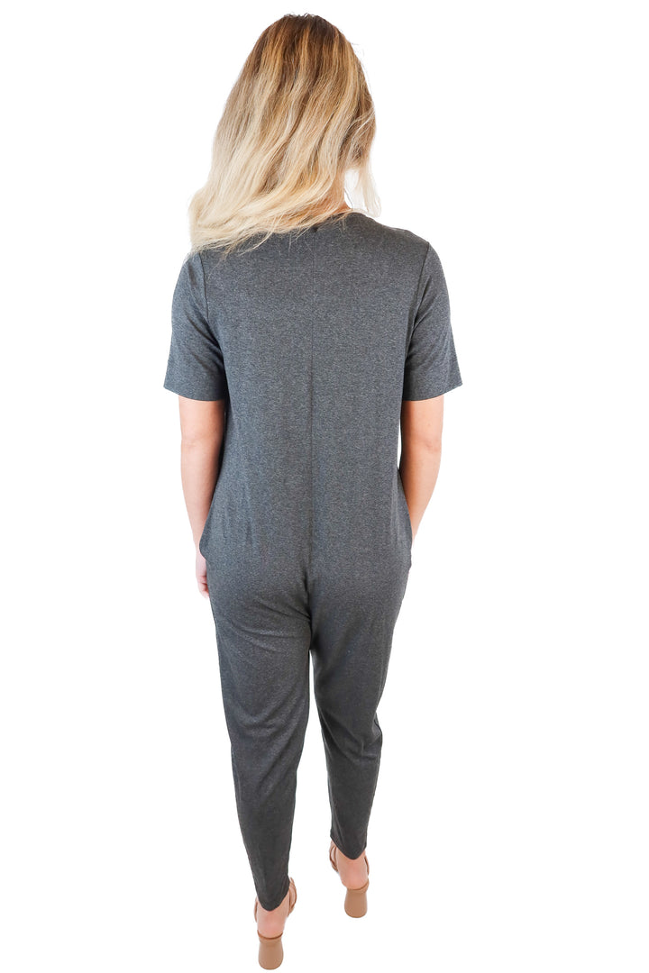 Hatch weathered gray jumpsuit (0; $198)