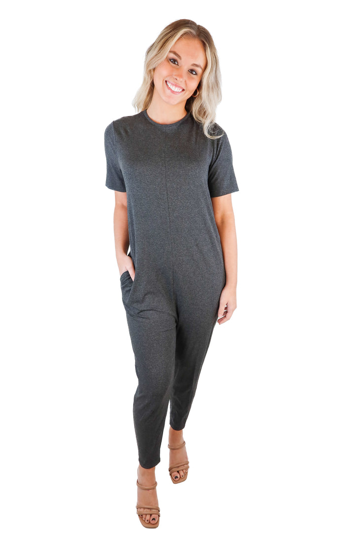 Hatch weathered gray jumpsuit (0; $198)