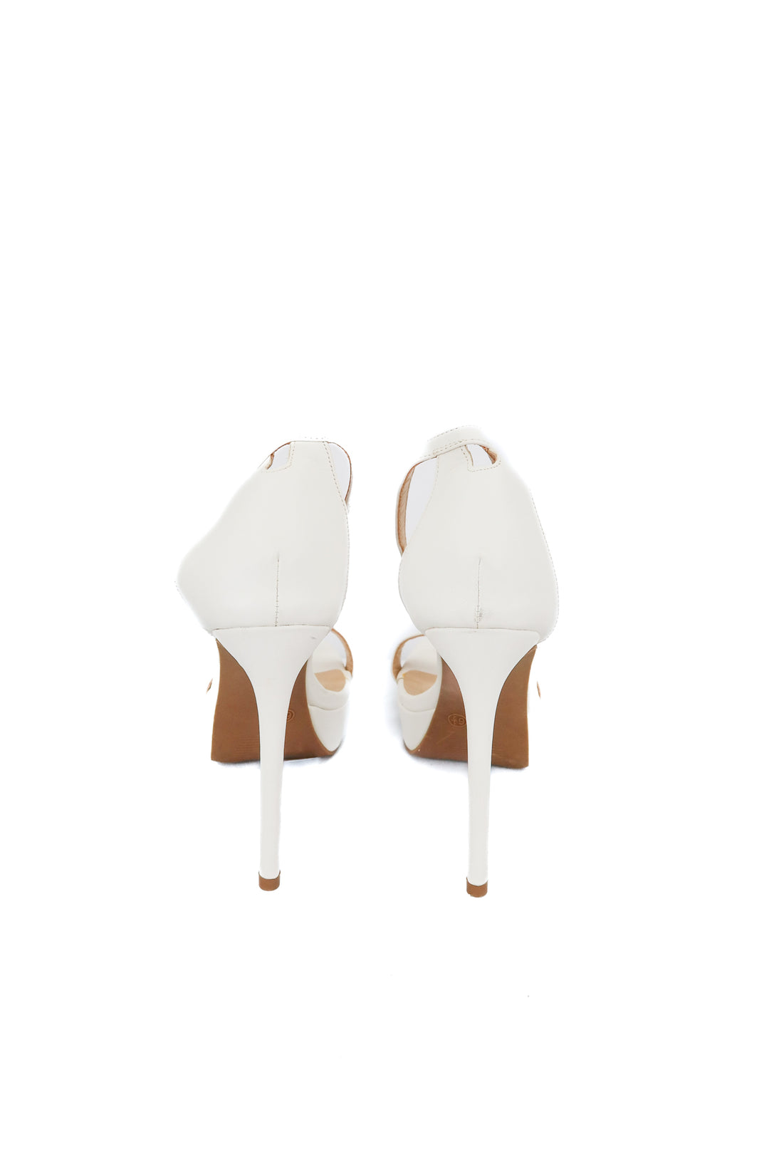 lulus white platform stilletos (6.5)