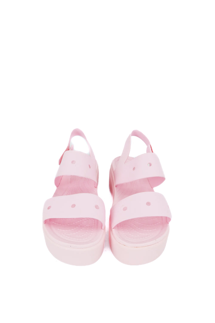 crocs pink wedges (7; retail $55)
