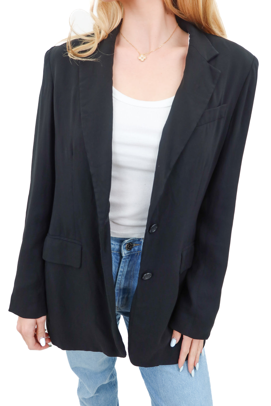 jones new york country black blazer (10)