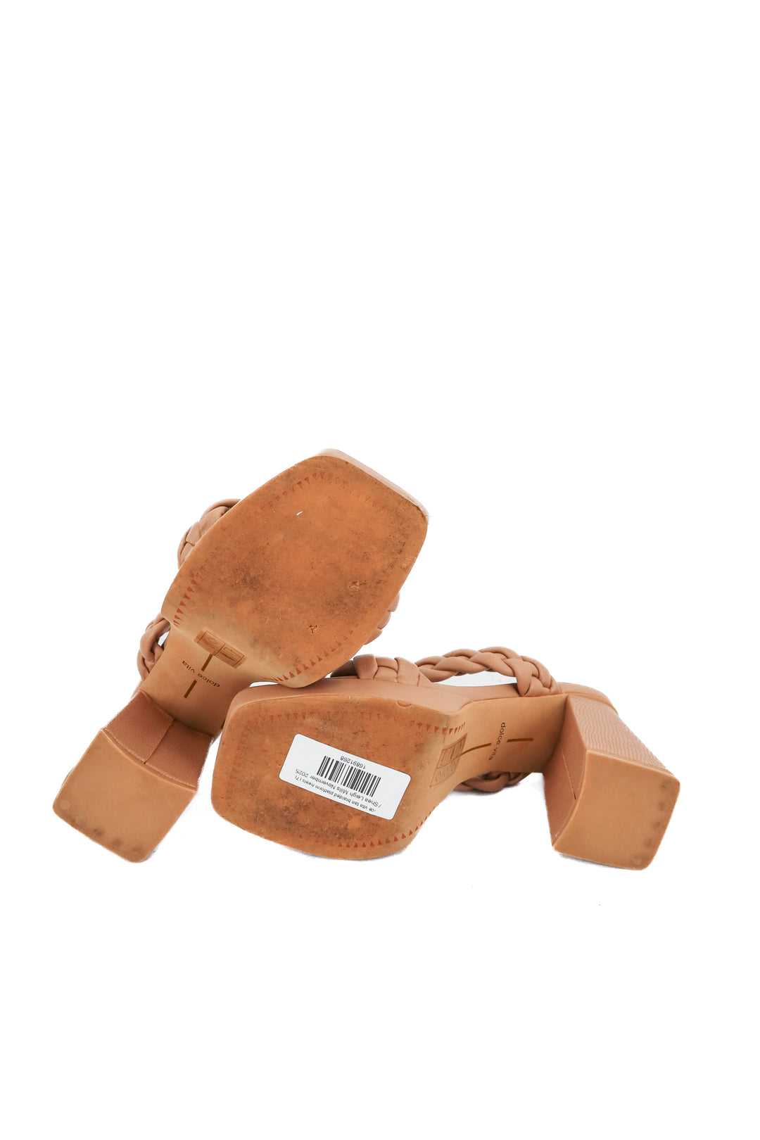 dolce vita tan braided platform heels (7)