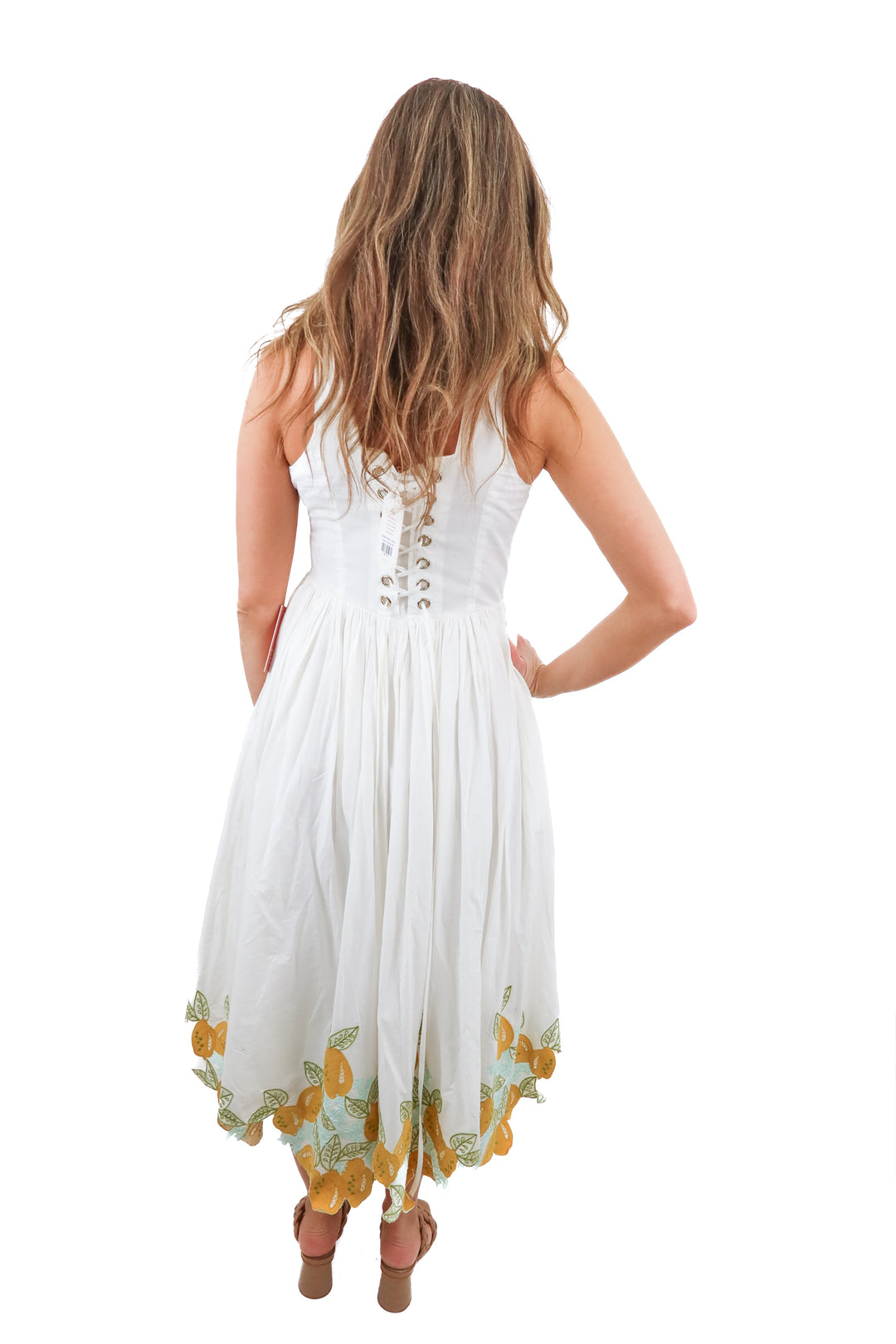 ivy city "clarissa lemon dress" NWT (xs; retail $188)
