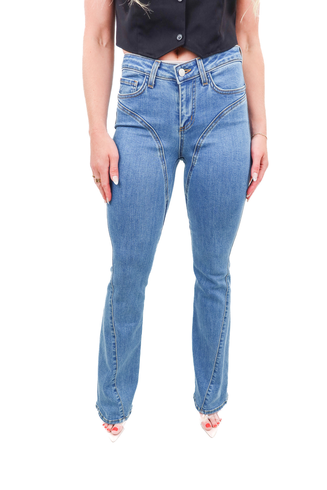l'agence light wash seam detail jeans (25)