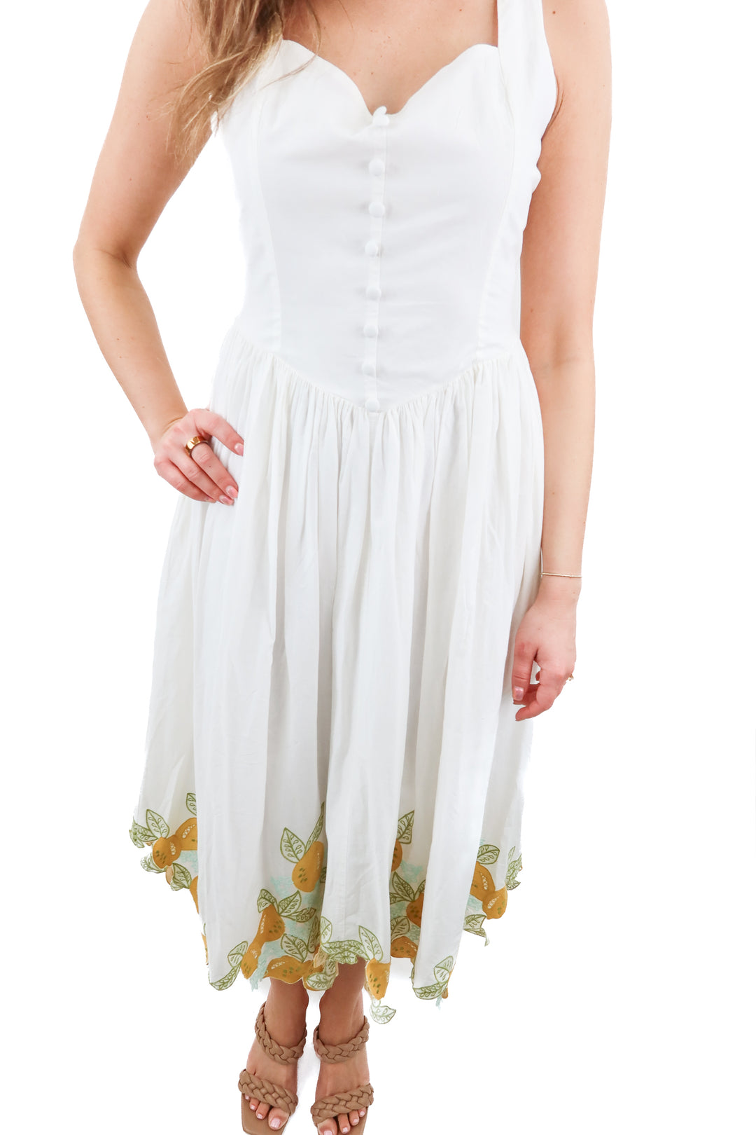 ivy city "clarissa lemon dress" NWT (xs; retail $188)